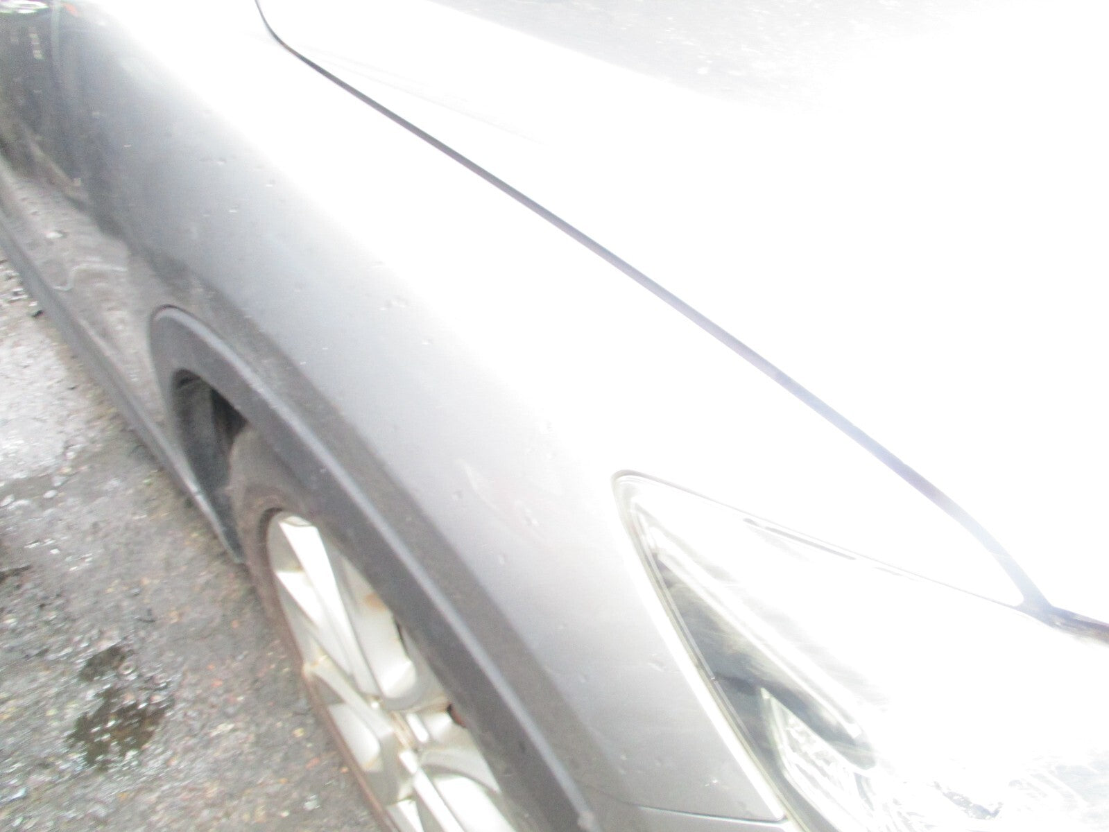 2013 MAZDA CX 5 MK1 OSF DRIVER SIDE FRONT WING PANEL LIQUID SILVER P38