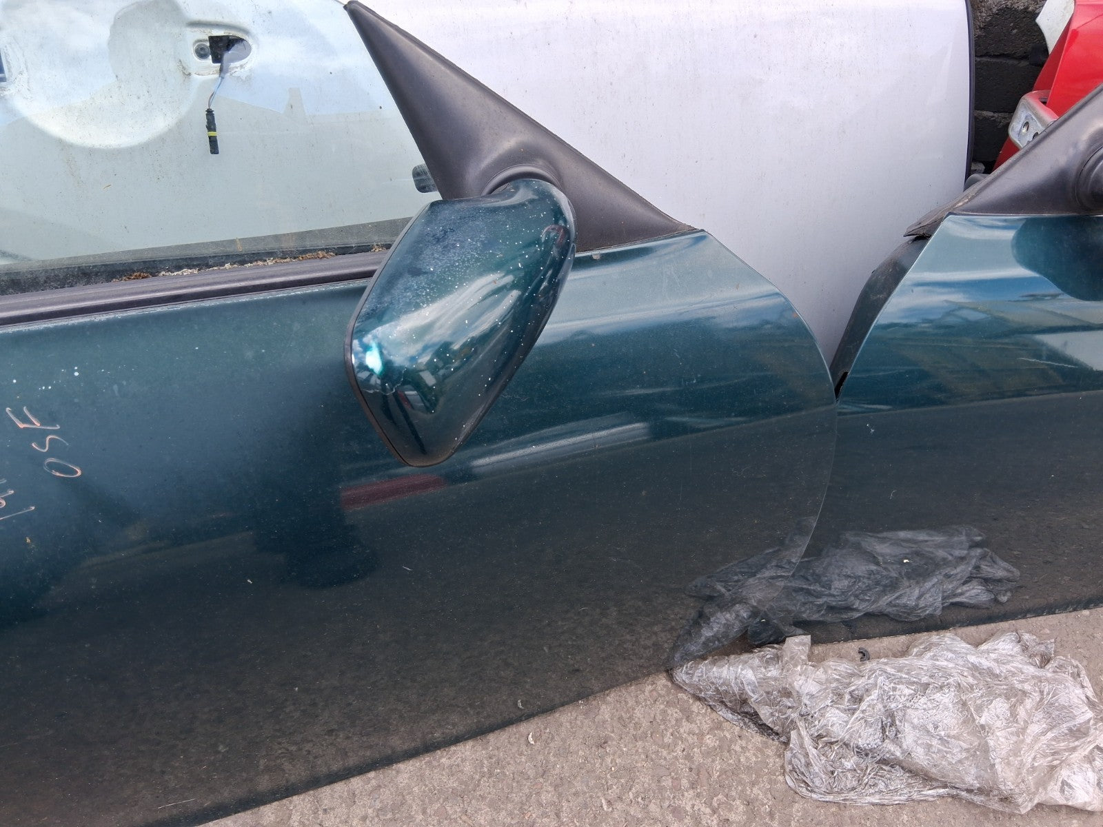 MG MGF 1996 MK1 OSF DRIVER SIDE FRONT RIGHT COMPLETE DOOR GREEN
