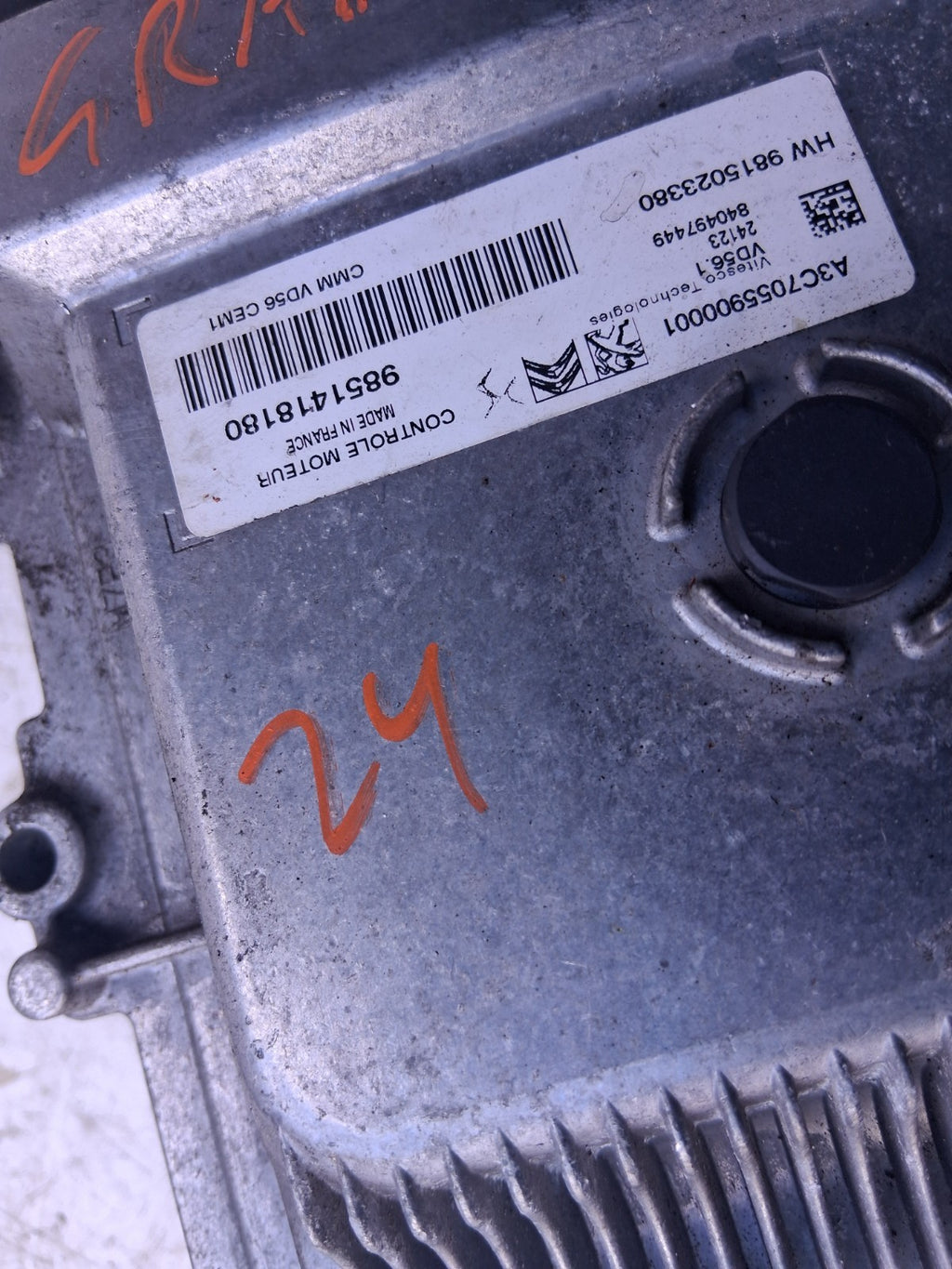 2024 VAUXHALL GRANDLAND 1.2 PETROL ECU ENGINE CONTROL UNIT 9851418180