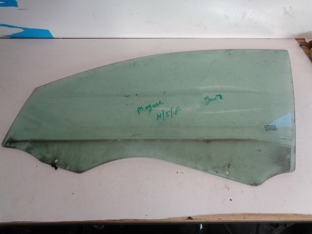 RENAULT MEGANE MK2 2007 NSF PASSENGER SIDE FRONT DOOR WINDOW GLASS