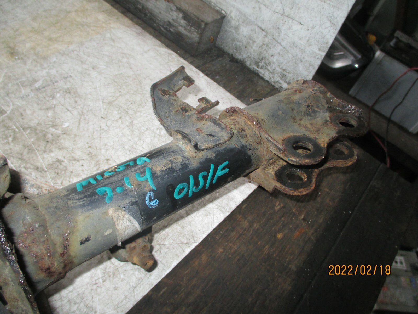 2014 NISSAN MICRA K13 1.2 PETROL NSF PASSENGER SIDE FRONT SHOCK ABSORBER