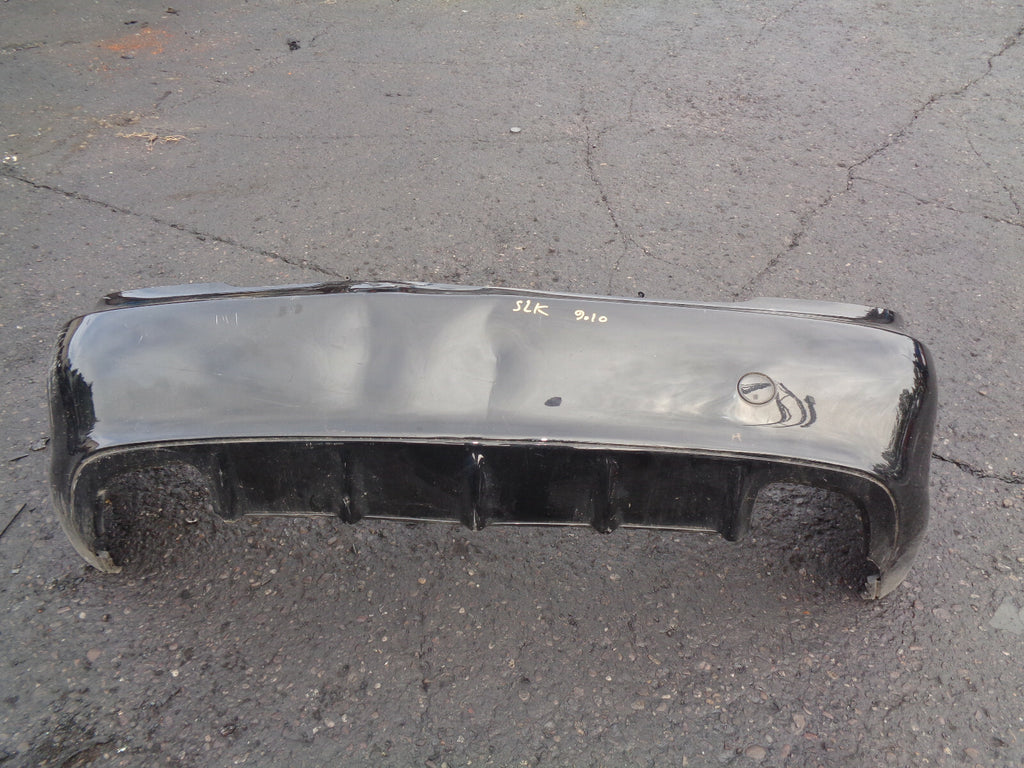 MERCEDES BENZ SLK 2010 COMPLETE REAR BUMPER BLACK A1718854125