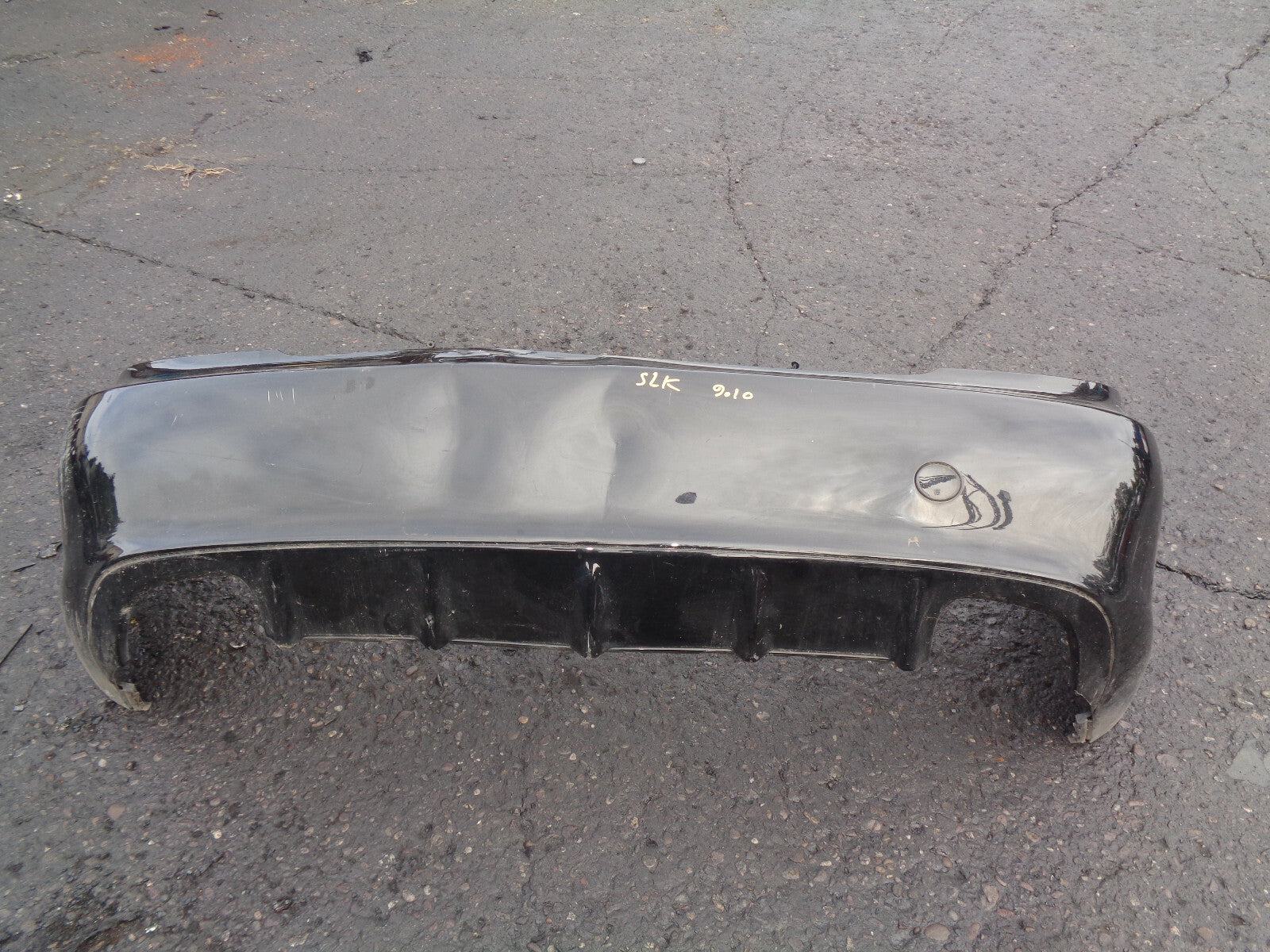 MERCEDES BENZ SLK 2010 COMPLETE REAR BUMPER BLACK A1718854125