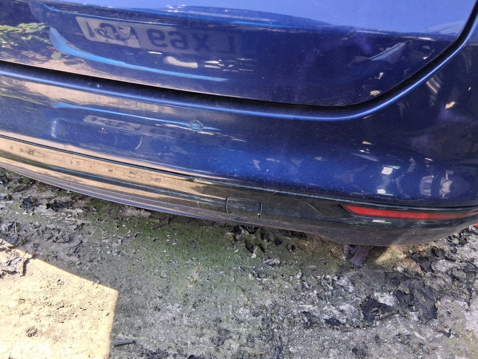 2016 FORD MONDEO MK5 HATCHBACK COMPLETE REAR BUMPER WEDGEWOOD METALLIC BLUE LD
