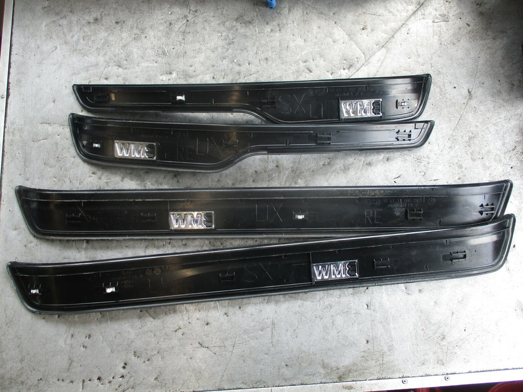 BMW 3 SERIES E90 DOOR ENTRANCE SILL COVERS FULL SET x4 51477060279 51477060280