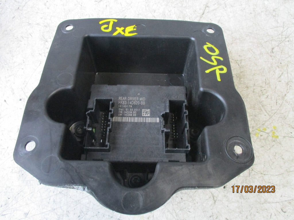 JAGUAR XE 2017 OSR DRIVER SIDE REAR DOOR CONTROL MODULE HK8314D620BB
