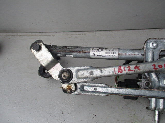 SEAT IBIZA 2011 FRONT WIPER MOTOR WITH LINKAGES 6R2955119A
