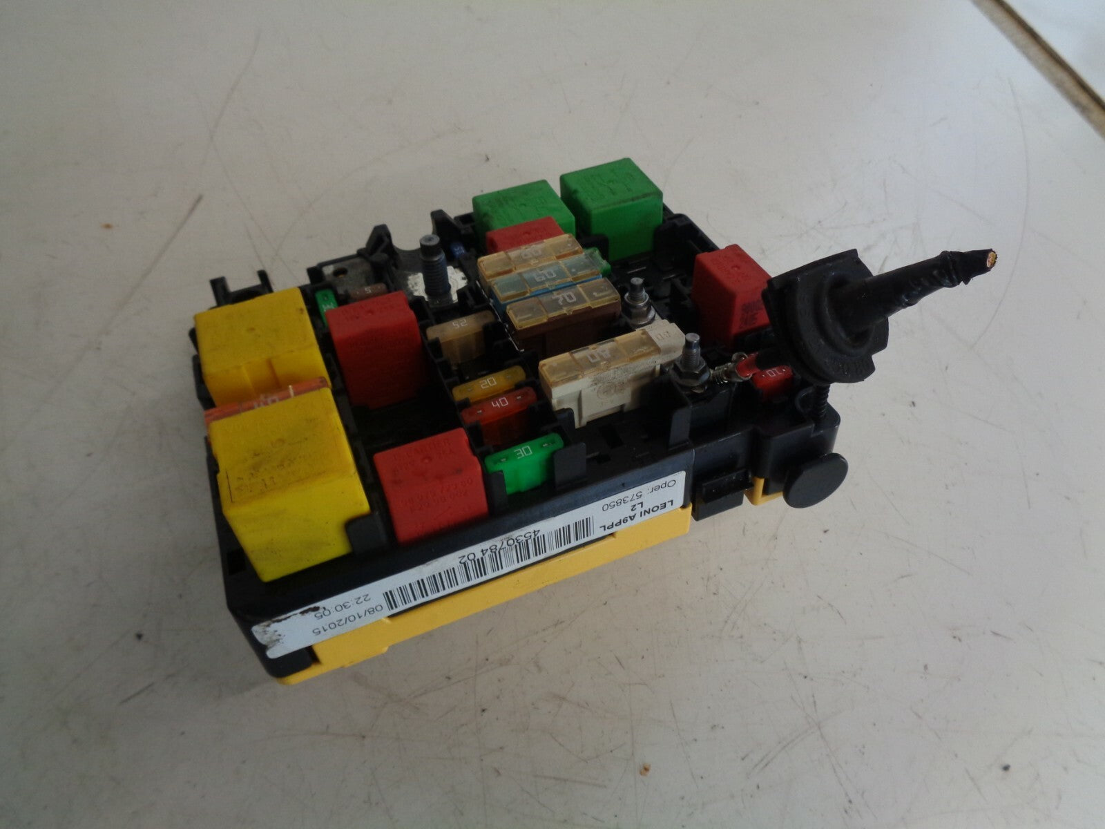 PEUGEOT 208 2016 1.0 FUSE BOX MODULE RELAY 453078402