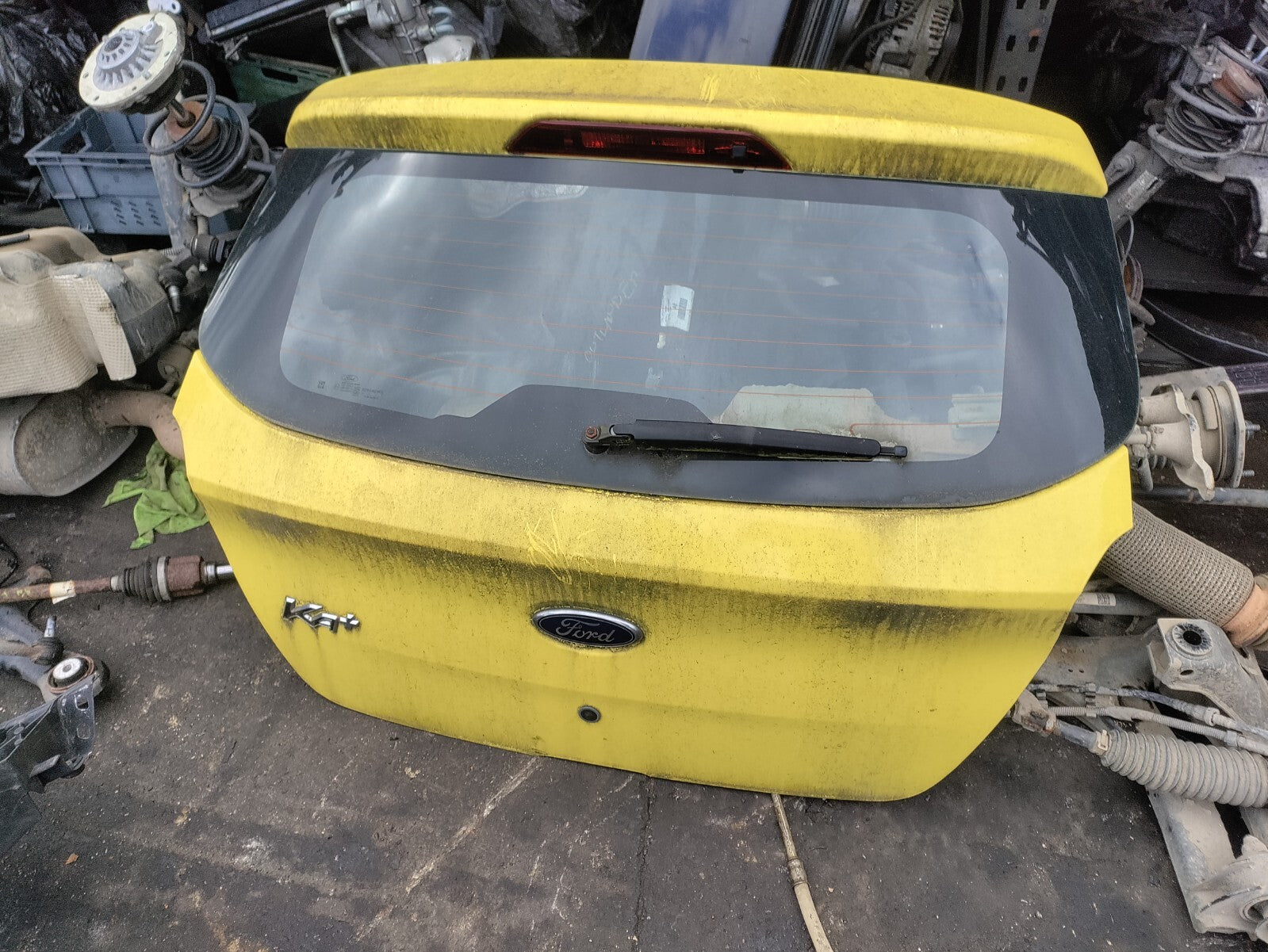 FORD KA+ PLUS 2017 REAR TAILGATE BOOTLID YELLOW