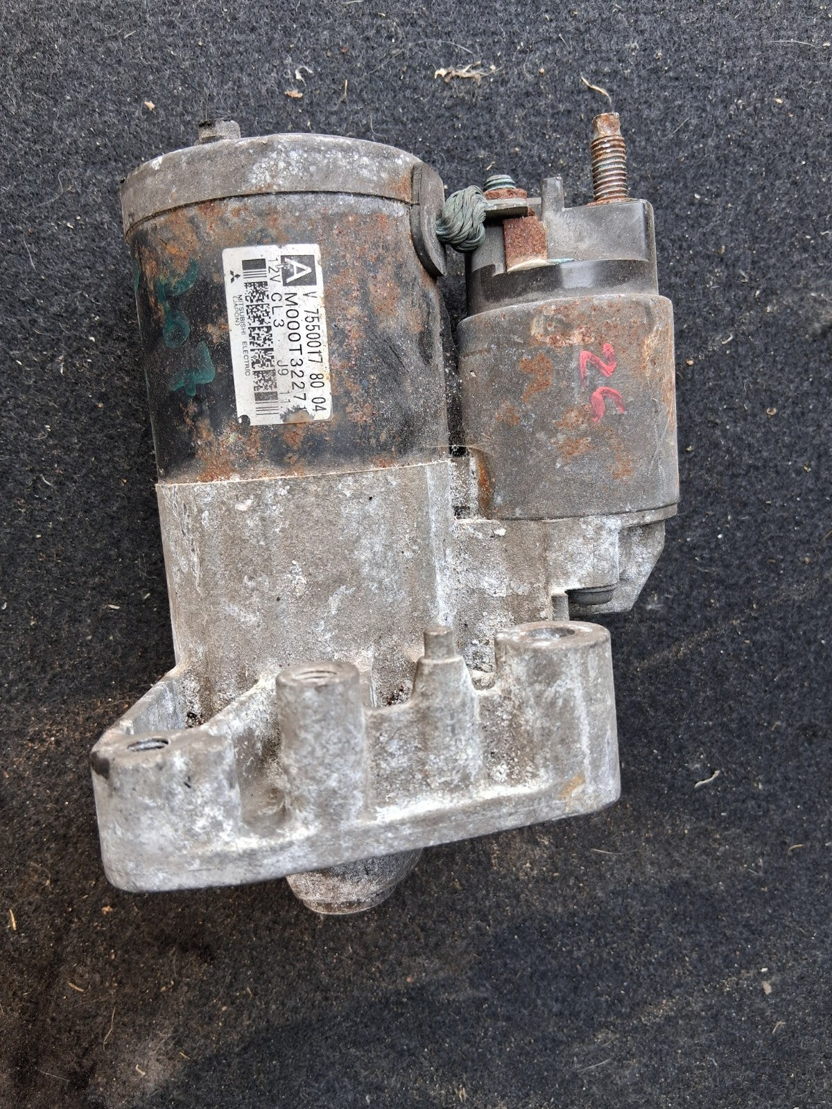 2007 PEUGEOT 207 1.4 PETROL STARTER MOTOR 755001780