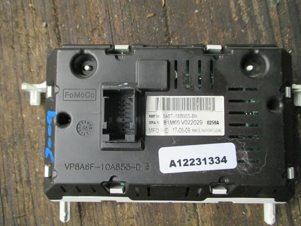 FORD FIESTA 2009 MK7 DISPLAY SCREEN RADIO DASH SCREEN 8A6T18B955BK