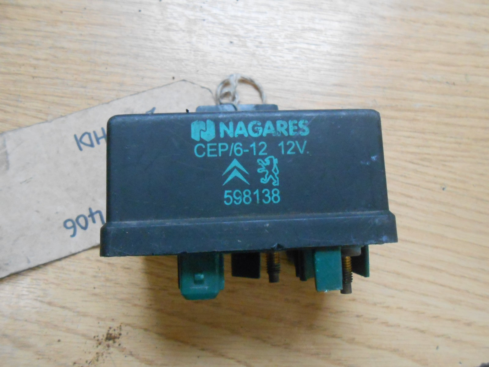 PEUGEOT 607 2004 2.0 HDI GLOW PLUG RELAY 598138