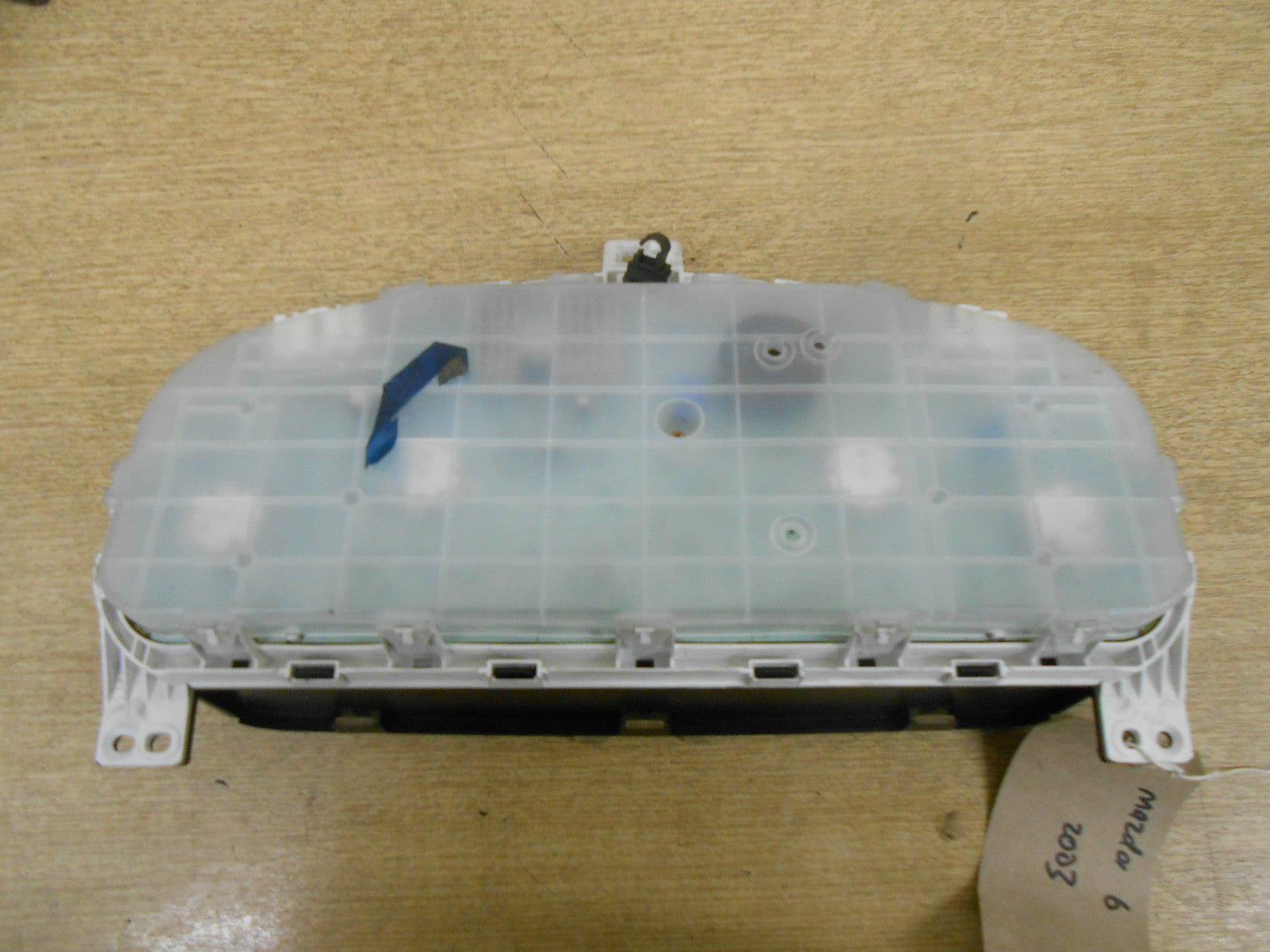 MAZDA 6 GG GY 2003 2.3 SEMI AUTOMATIC AUTO CLOCKS SPEEDO INSTRUMENT CLUSTER