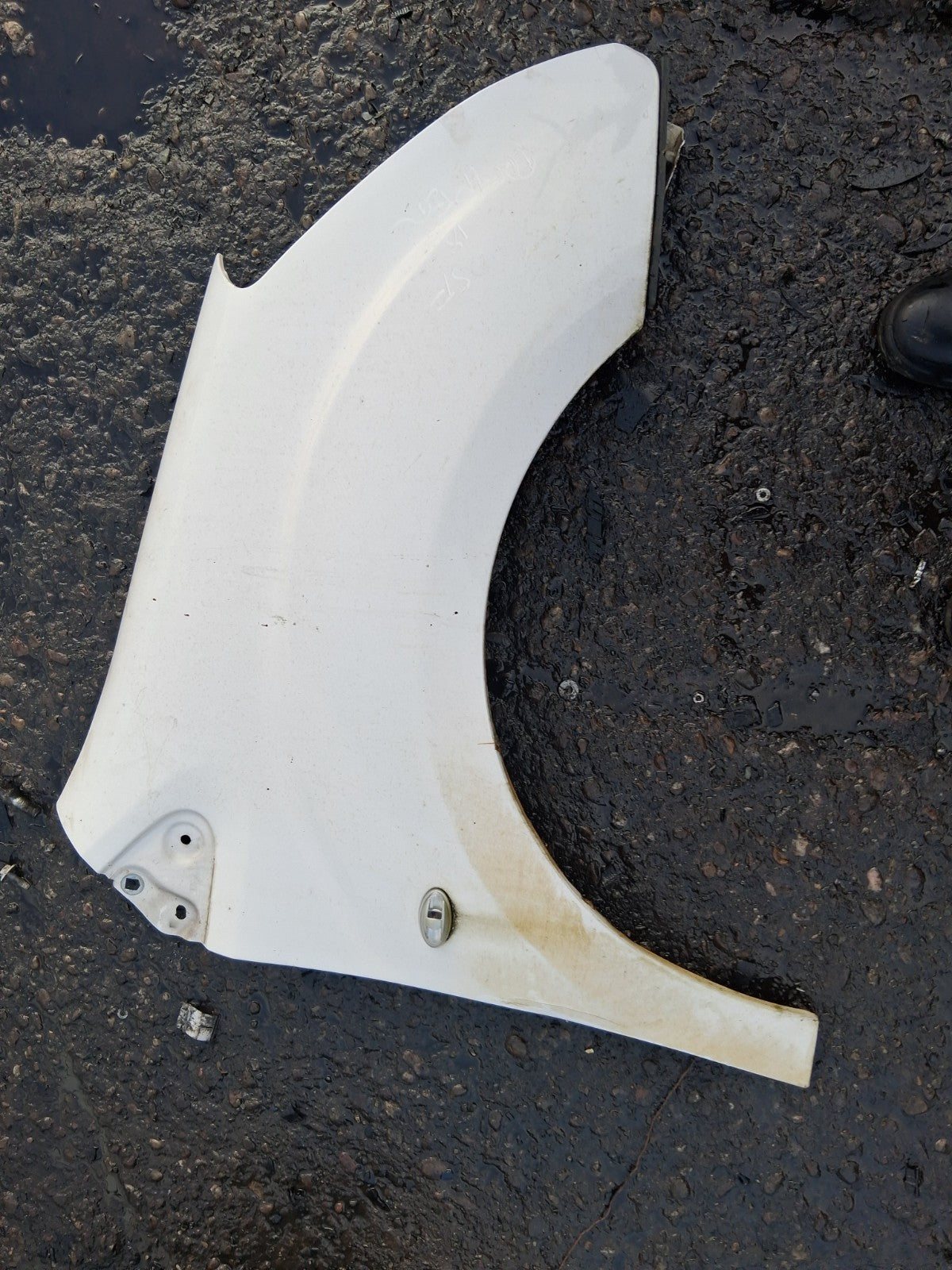 2018 PEUGEOT PARTNER MK2 OSF DRIVER SIDE FRONT RIGHT WING PANEL WHITE