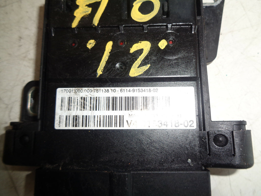 BMW 5 SERIES F10 2012 DISTRIBUTION MODULE ECU 9153418