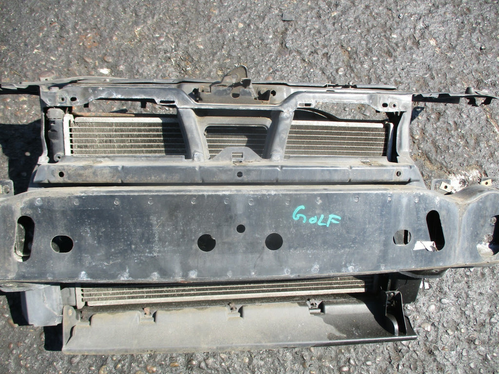 VW VOLKSWAGEN GOLF CABRIO 1998 COMPLETE RAD RADIATOR PACK FAN SLAM PANEL BAR
