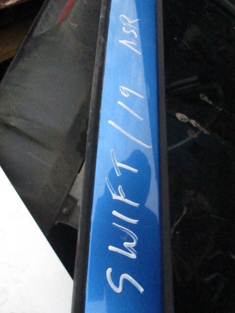 2019 SUZUKI SWIFT MK4 OSR DRIVER SIDE REAR BARE DOOR BLUE