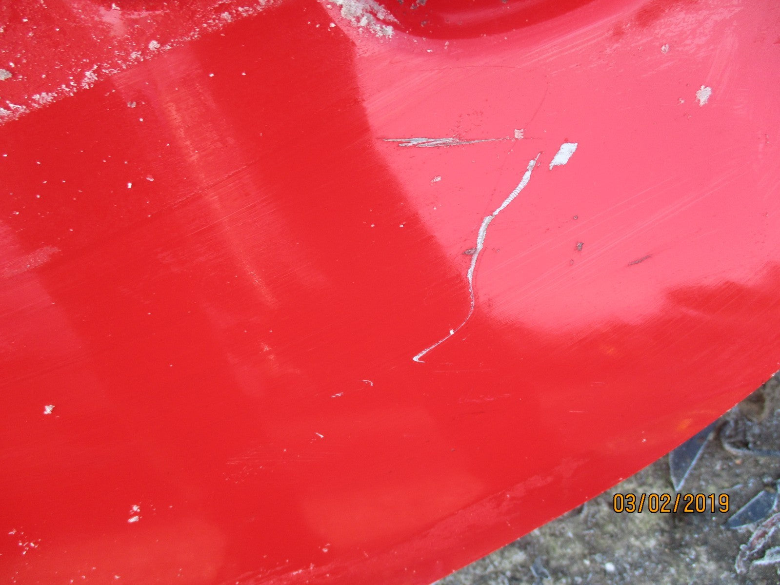 TOYOTA AYGO AB40 MK2 NSR PASSENGER SIDE REAR DOOR DAMAGED 5 DOOR SUPER RED 3P0
