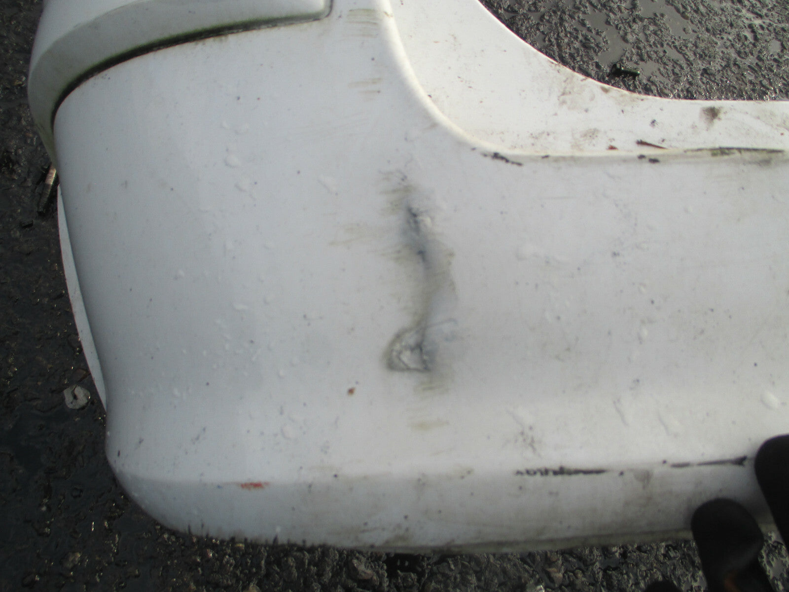 VAUXHALL ASTRA H 2012 VAN ESTATE REAR COMPLETE BUMPER WHITE