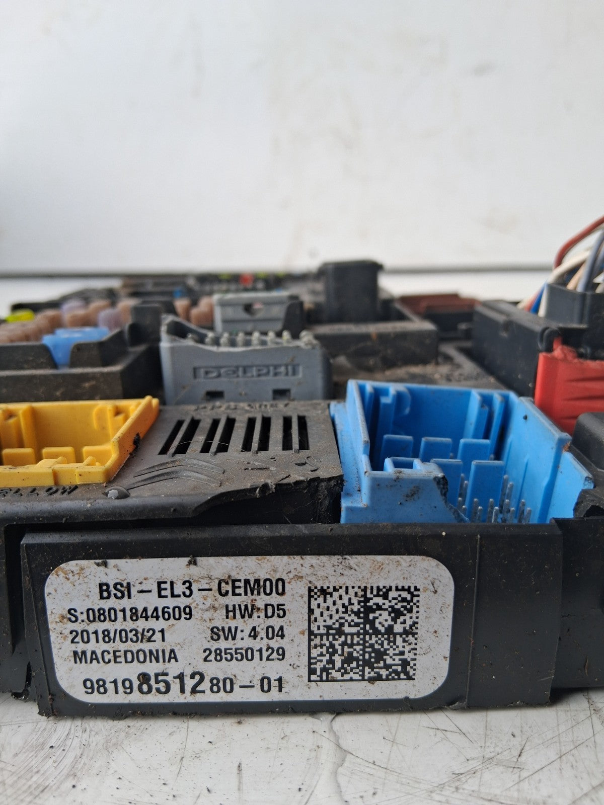 PEUGEOT 308 MK2 2018 FUSE BOX BCU BODY CONTROL UNIT 981985128001