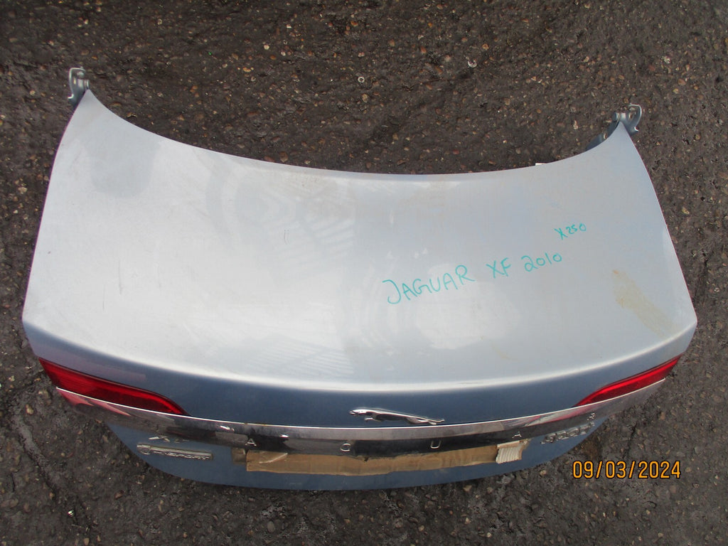 JAGUAR XF X250 2010 REAR COMPLETE TAILGATE BOOTLID LIGHT BLUE