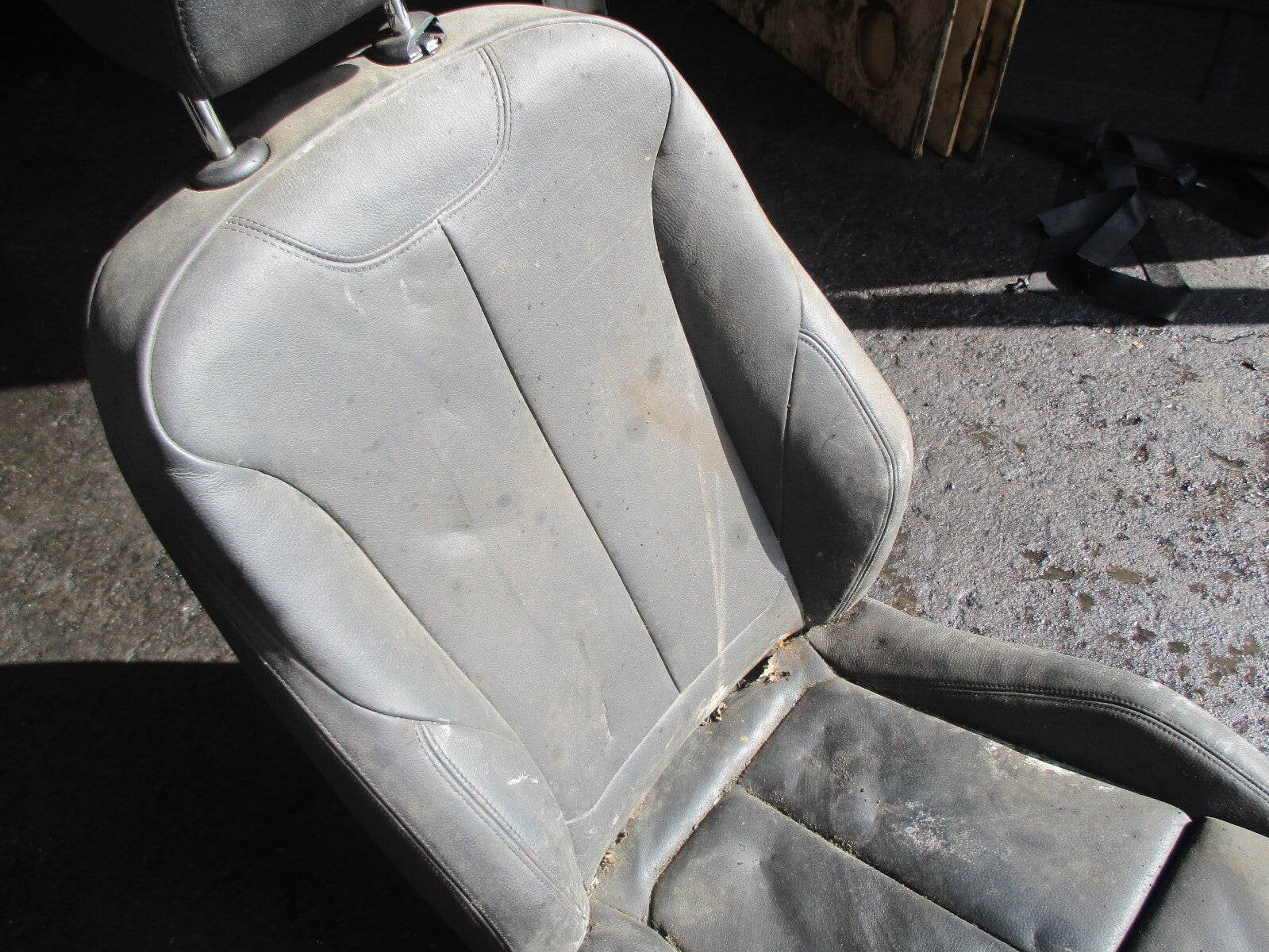 BMW 3 SERIES F30 2017 NSF PASSENGER SIDE FRONT LEATHER SEAT