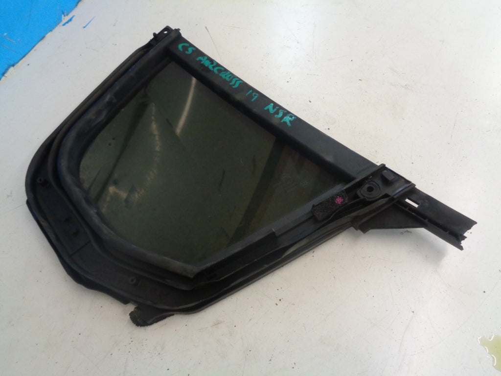 CITROEN C5 AIRCROSS 2019 NSR PASSENGER SIDE REAR DOOR WINDOW QUARTER GLASS