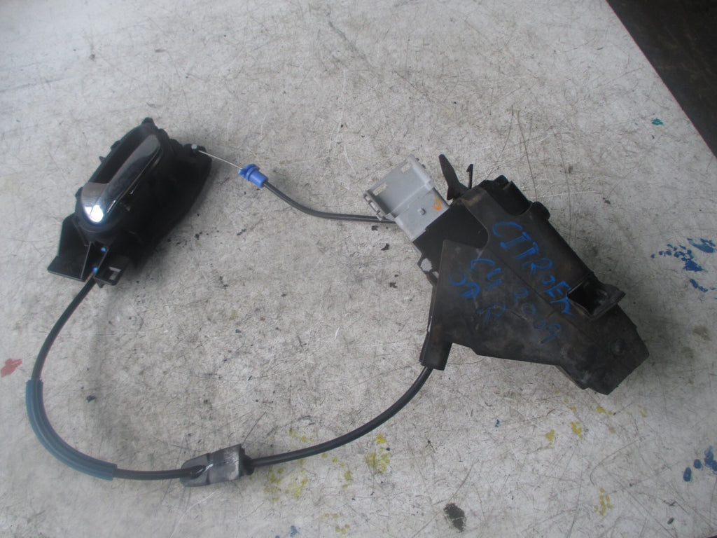 2009 CITROEN C4 OSR REAR DOOR LOCK 9686733880