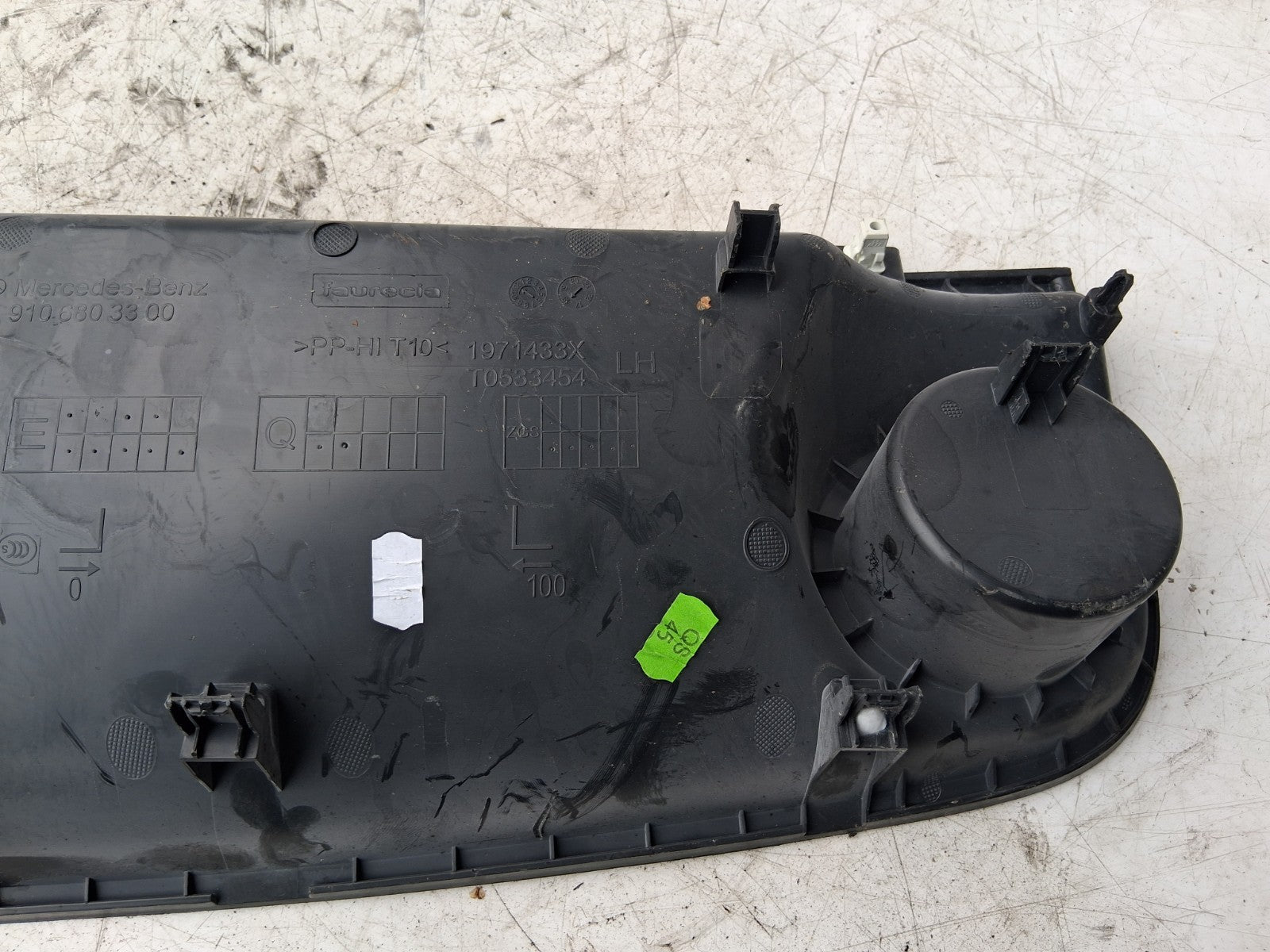 2021 MERCEDES SPRINTER W907 NSF PASSENGER SIDE DASH STORAGE TRIM A9106803300
