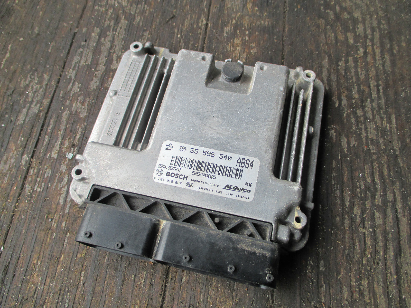VAUXHALL INSIGNIA MK1 2015 2.0 DIESEL ECU ENGINE CONTROL MODULE UNIT 55595540