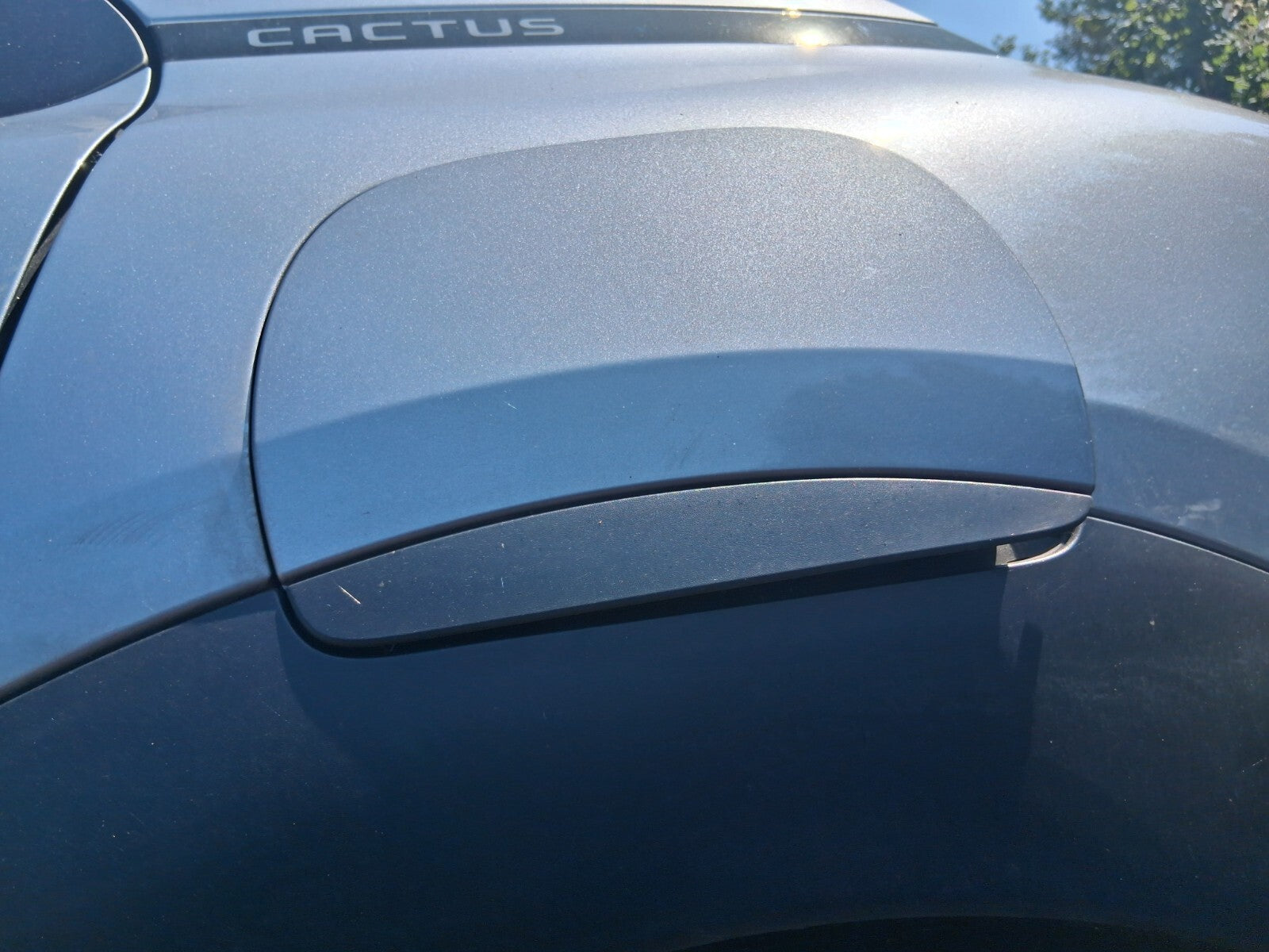 2020 CITROEN C4 CACTUS FUEL FLAP LID COVER GREY