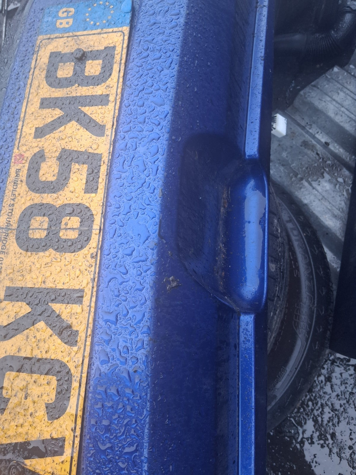 2008 MAZDA 3 BL TAKARA COMPLETE REAR BUMPER BLUE