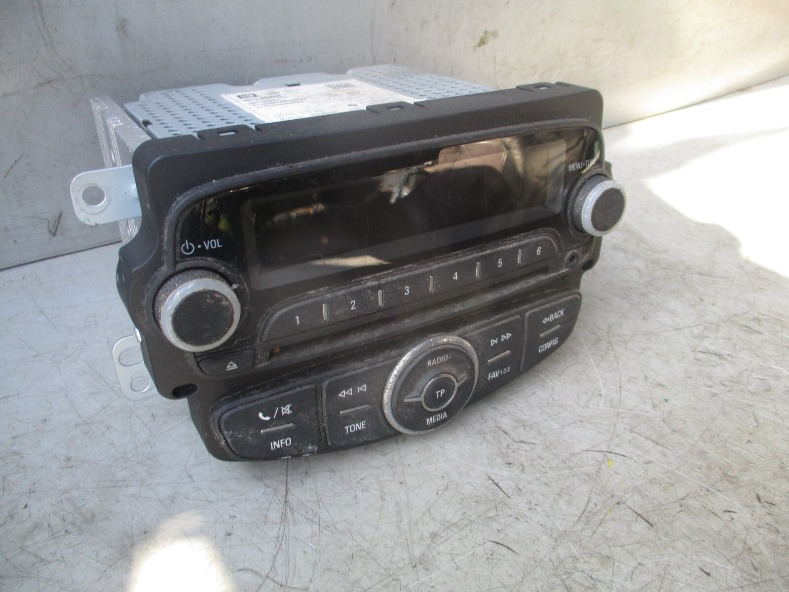 VAUXHALL CORSA E 2017 RADIO CD PLAYER STEREO HEAD UNIT 39068068