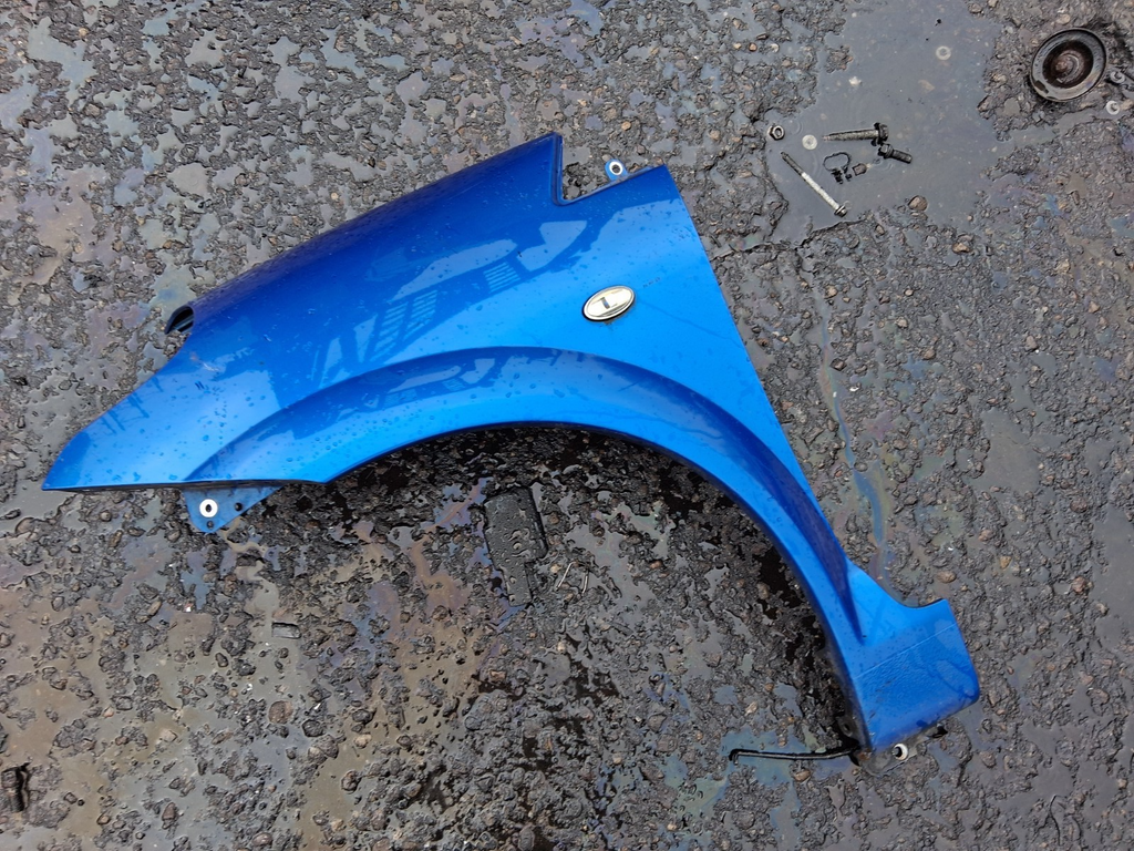 2006 CITROEN C3 PLURIEL NSF PASSENGER SIDE FRONT LEFT WING PANEL BLUE