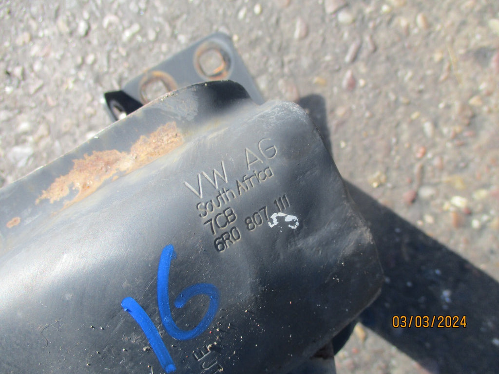 VW VOLKSWAGEN POLO MK5 2016 6C 6R REAR BUMPER REINFORCEMENT CRASH BAR 6R0807111