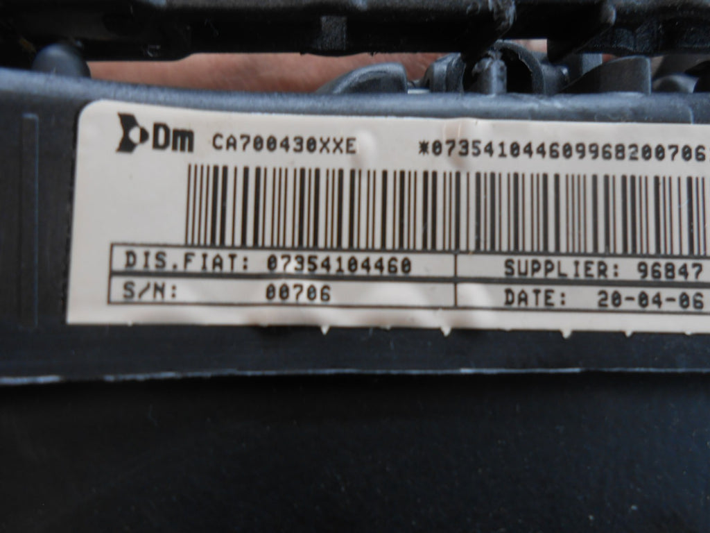 FIAT GRANDE PUNTO 199 (MK3) OS DRIVER SIDE STEERING WHEEL AIRBAG 07354102520