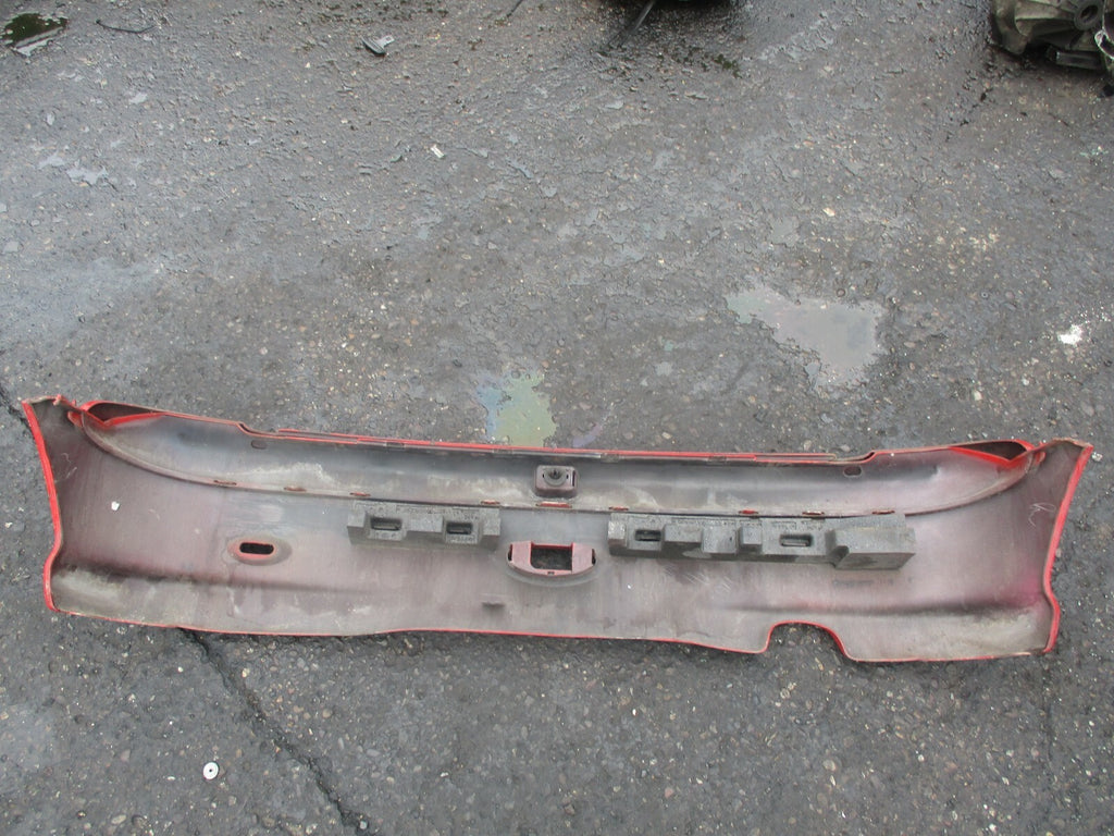 PEUGEOT 206 COMPLETE REAR BUMPER RED 9630919980