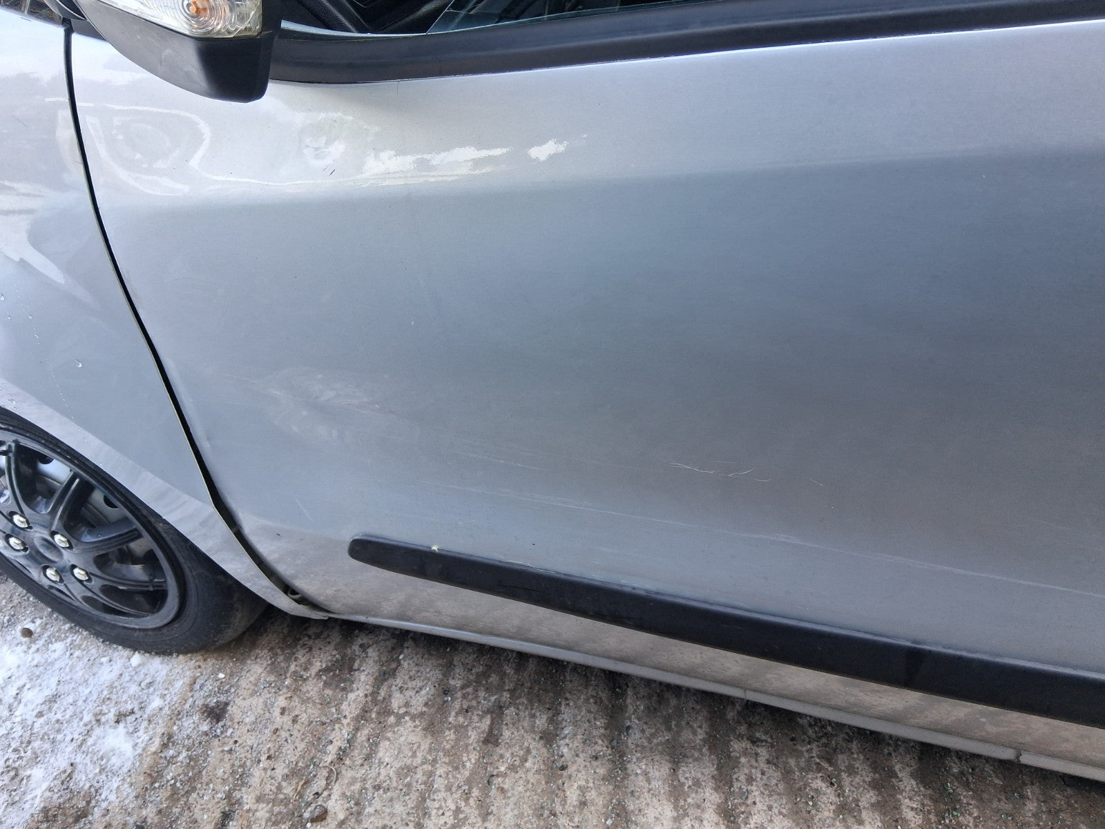 2015 VAUXHALL COMBO D NSF PASSENGER SIDE FRONT LEFT BARE DOOR SILVERFISH 612A