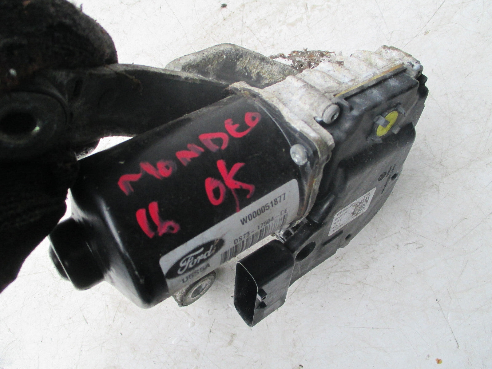 FORD MONDEO MK5 2016 OS DRIVER SIDE FRONT WIPER MOTOR DS7317504CE