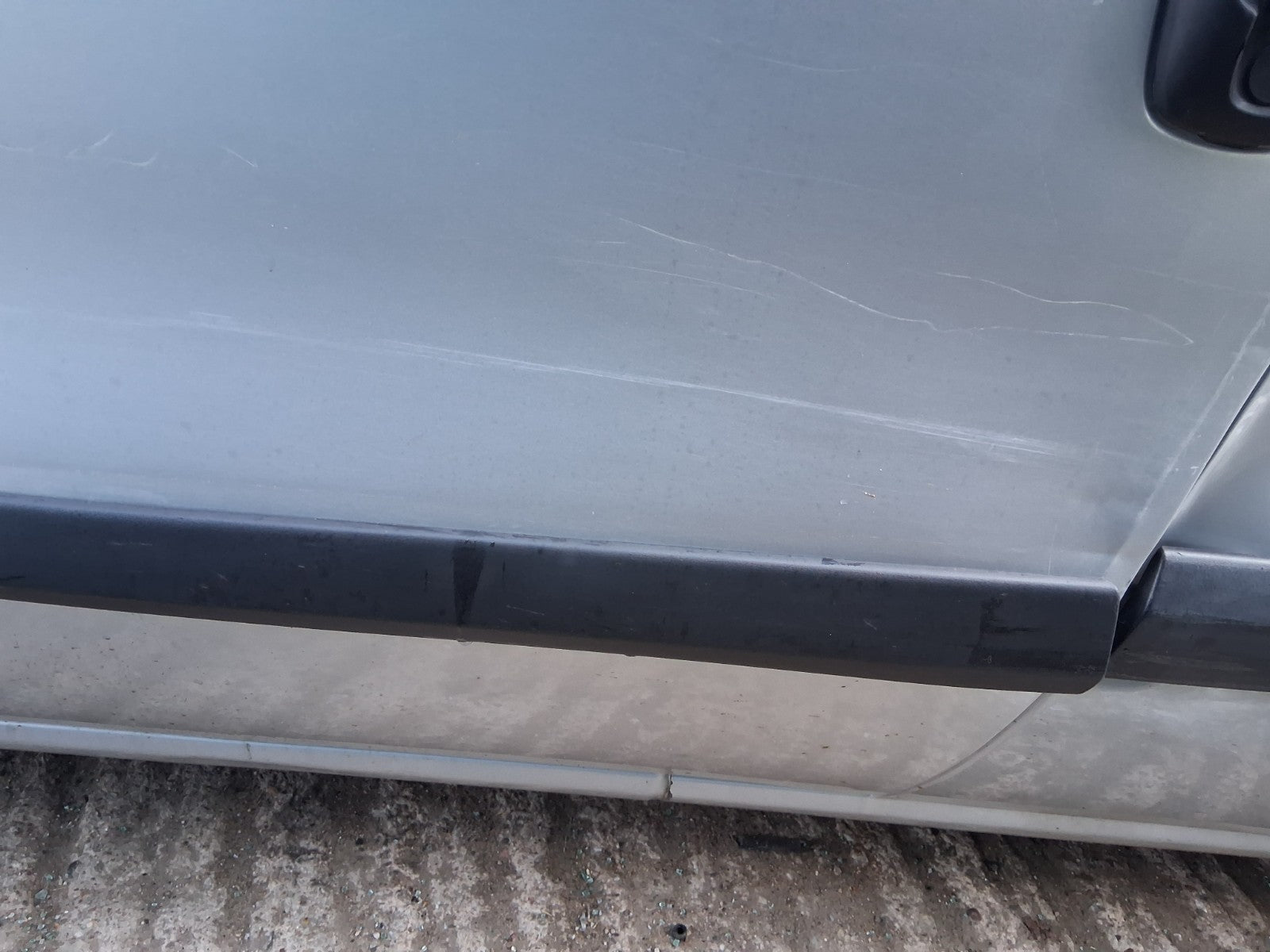 2015 VAUXHALL COMBO D NSF PASSENGER SIDE FRONT LEFT BARE DOOR SILVERFISH 612A