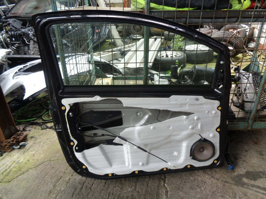 FORD KA MK2 2011 NS PASSENGER SIDE COMPLETE DOOR BLACK