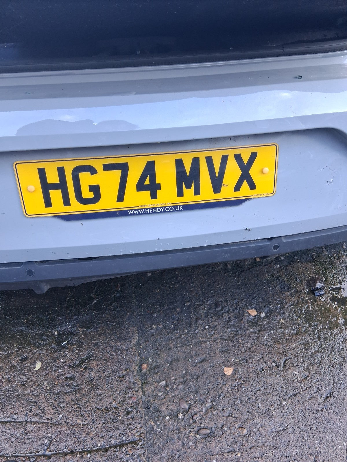 2024 RENAULT CLIO FACELIFT MK5 COMPLETE REAR BUMPER WITH PDC SENSORS GREY