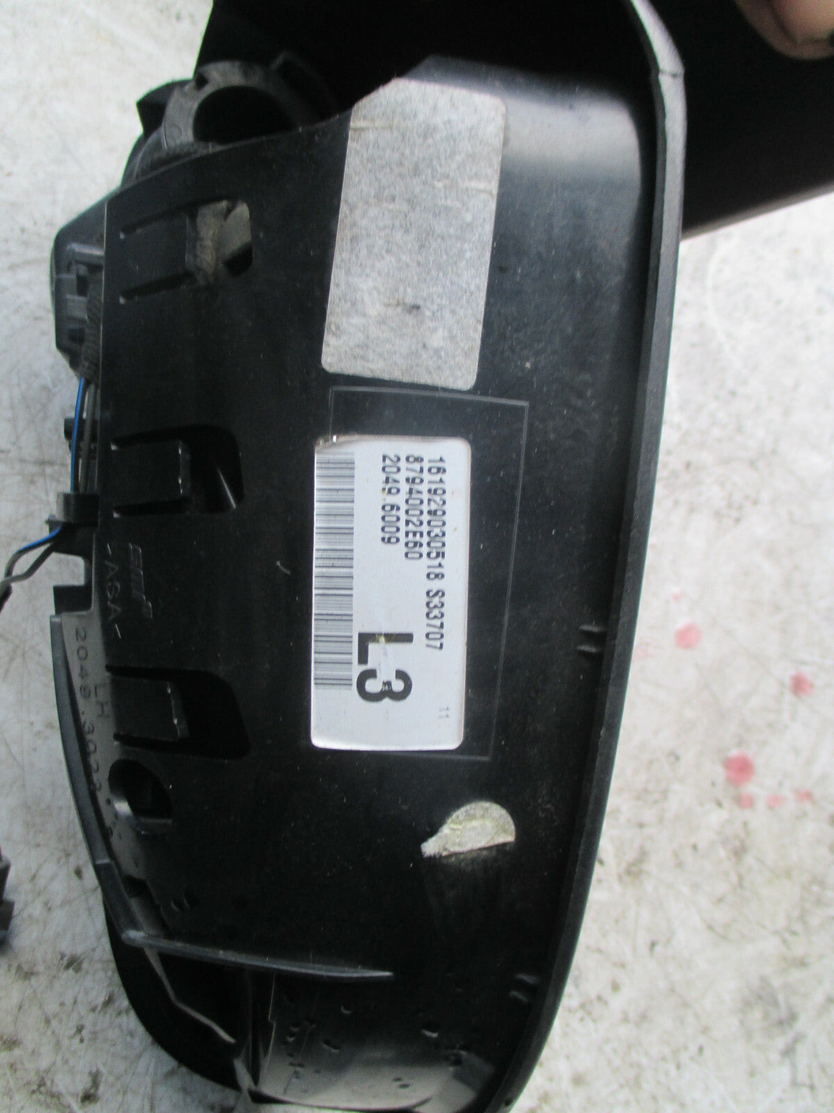 TOYOTA AURIS 2018 NS PASSENGER SIDE WING MIRROR 8794002E60