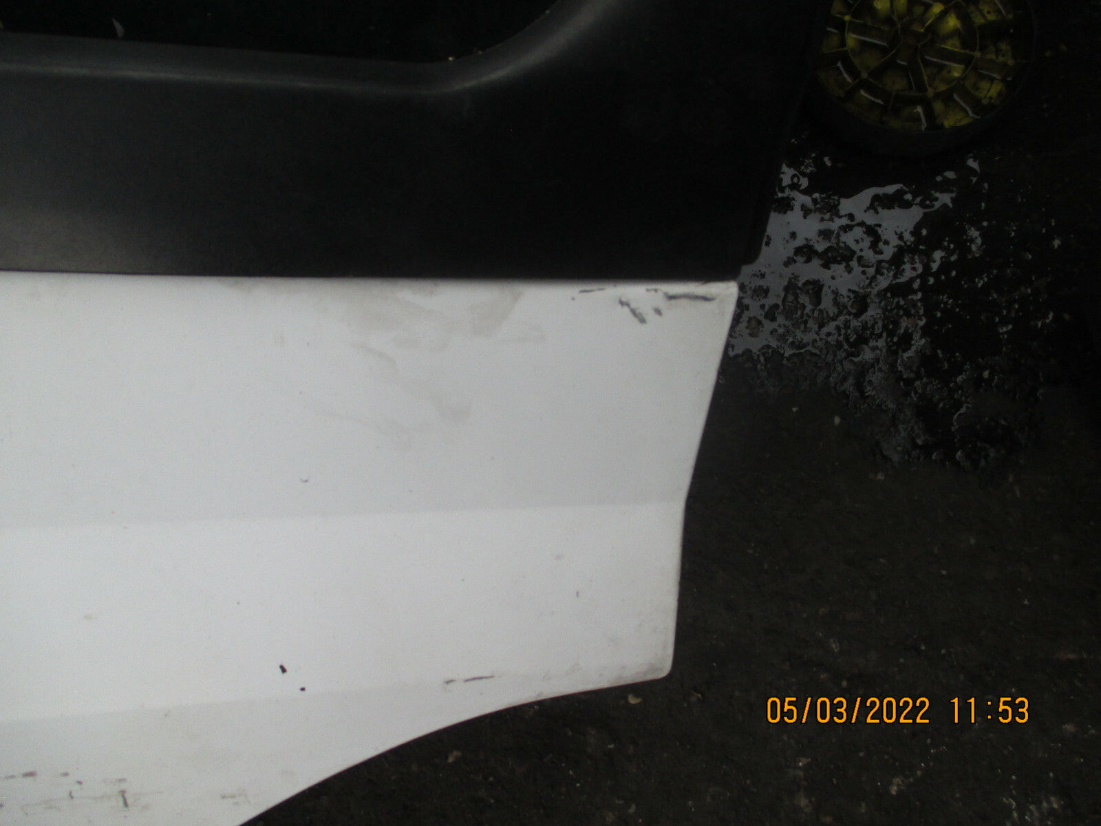 FORD TRANSIT 2009 MK7 OSF FRONT DRIVER SIDE COMPLETE DOOR WHITE
