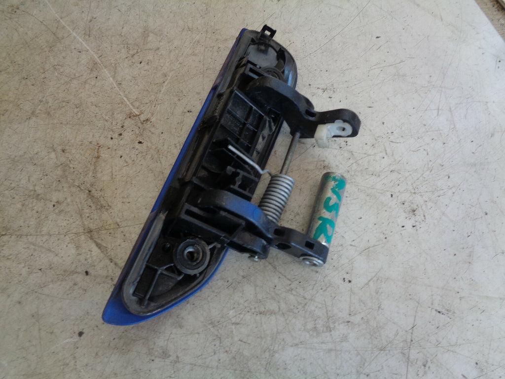 HONDA JAZZ MK3 2015 5 DOOR NSR PASSENGER SIDE REAR EXTERIOR DOOR HANDLE BLUE