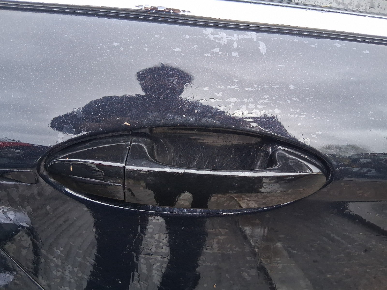 2014 FORD FIESTA MK7 OSR DRIVER SIDE REAR RIGHT COMPLETE DOOR PANTHER BLACK DC