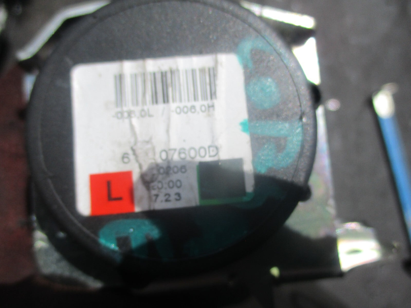 VAUXHALL CORSA E 2015 NSF PASSENGER SIDE FRONT SEAT BELT 617107600D