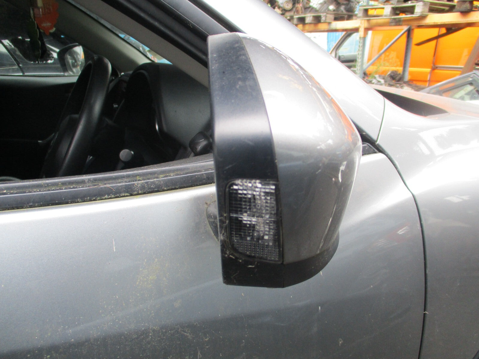2013 MAZDA CX 5 MK1 OSF DRIVER SIDE POWER FOLD WING MIRROR LIQUID SILVER P38