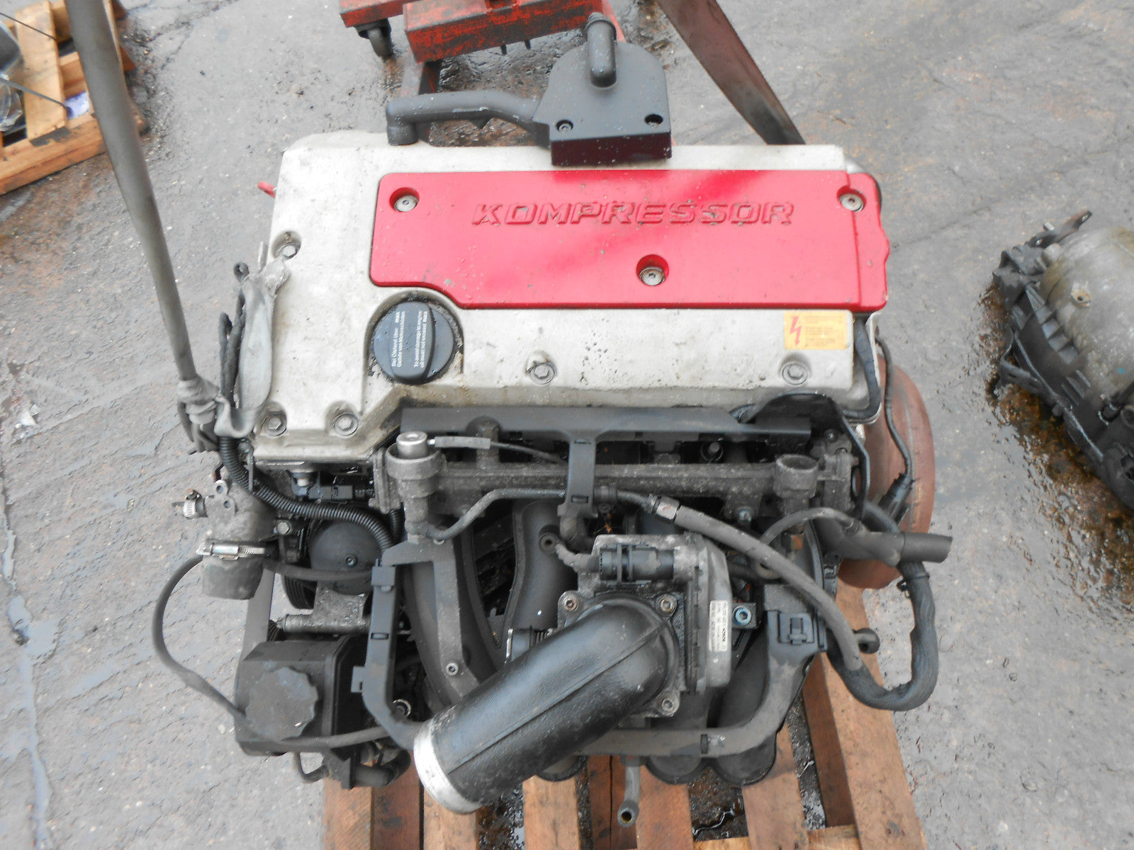 MERCEDES R170 SLK 230 KOMPRESSOR 2001 2.3 COMPLETE ENGINE R1110112201