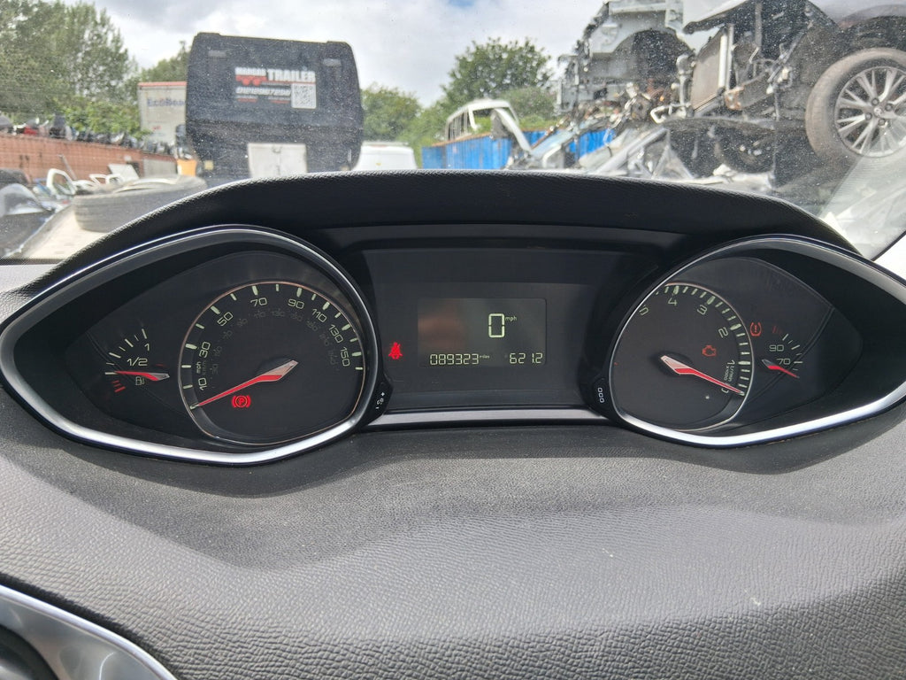 2014 PEUGEOT 308 MK2 1.2 PETROL SPEEDO SPEEDOMETER INSTRUMENT CLUSTER